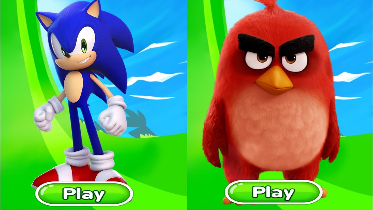 Sonic Dash - Sonic Vs Red - All Boss Zazz Egman - YouTube