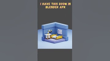 i have this room in blender #made #blender #room #blender3d #viral #top #youtubeshorts #reels
