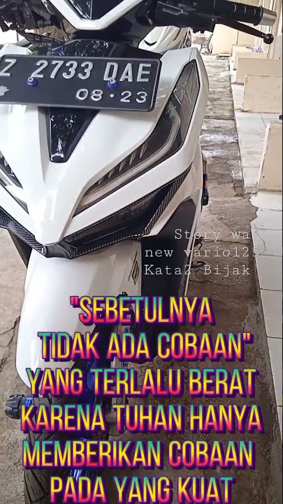Story wa  honda new vario 125 kata2 bijak