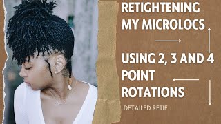 Interlocking My Microlocs w/ the NuLoxx Tool & A Protective Style