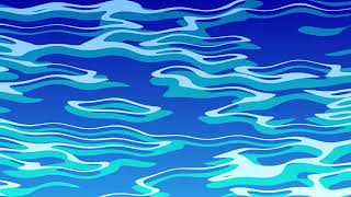 3d abstract blue water waving background. White and blue Liquid water 4K loop video animation