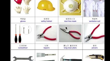 #1 EPS Topik skills test tools pdf, 2020 Eps topik skill test, Speaking tools name in Korean