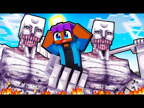 I WAS ADOPTED BY THE WAR HAMMER TITAN'S FAMILY IN MINECRAFT