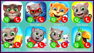 FAKE CALL Talking Tom Cat,Tom Hero,Talking Ginger 2,Talking Tom Blast Park,Tom Gold Run,Tom Jetski 2 screenshot 5