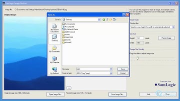 SamLogic Image Resizer quick demo