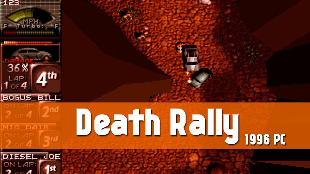 Death Rally MS-DOS 1996 - YouTube