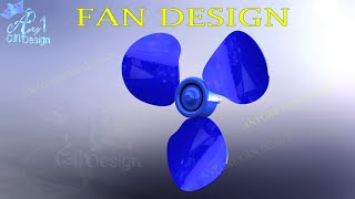 Fan blade design in solidworks | how to design a fan in solidworks | Anyone can design