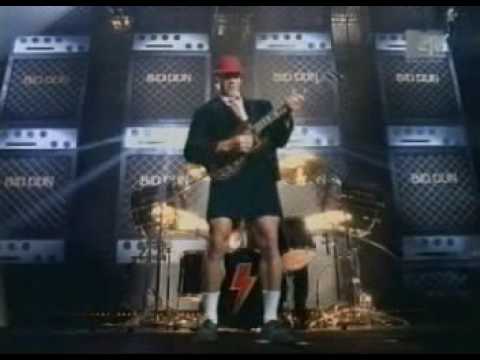 VIDEOS MUSICALES ACDC Big Gun Video MTV The Last Action Hero - YouTube