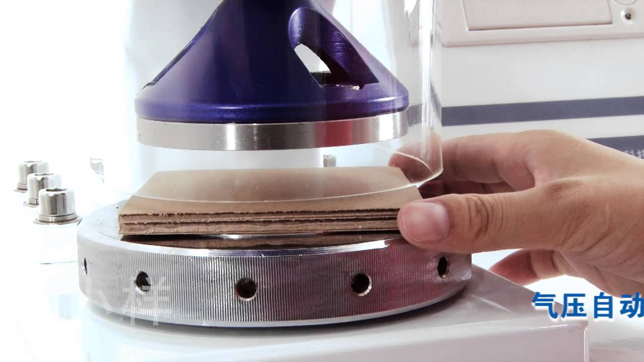 PN BSM600 burst tester bursting strength tester - YouTube