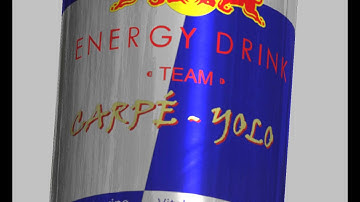 Red Bull 3D can