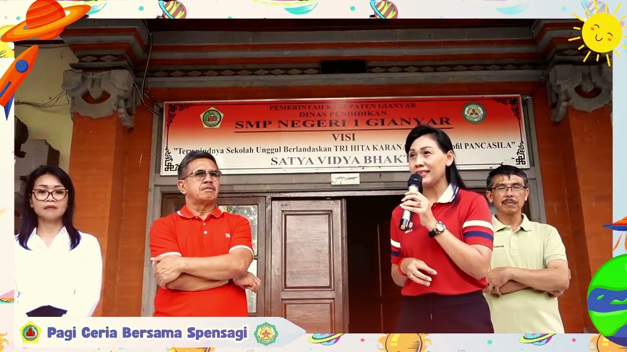 Pagi Ceria Bersama SMP Negeri 1 Gianyar