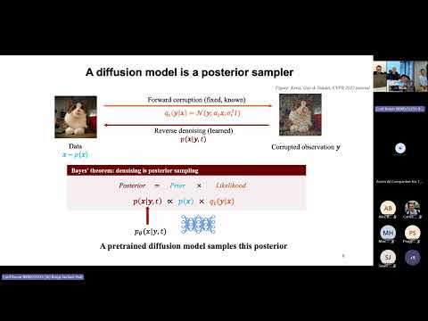Generative Gibbs sampling: Composing generative models with explicit physical context