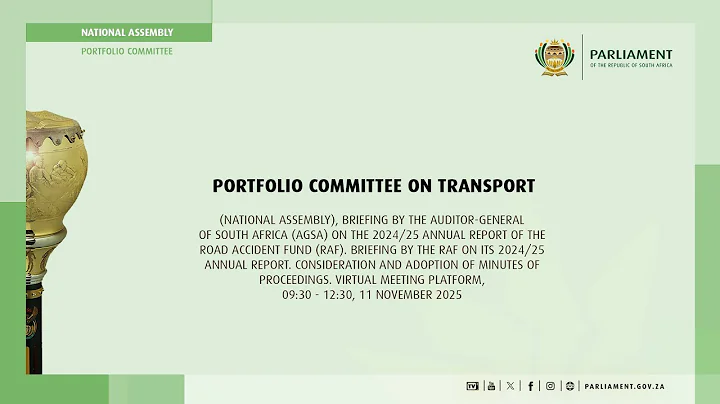 Portfolio Committee on Transport, 11 November 2025