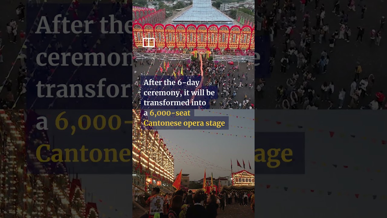 Bamboo structure for Hong Kong’s Kam Tin Jiao Festival earns Guinness World Record