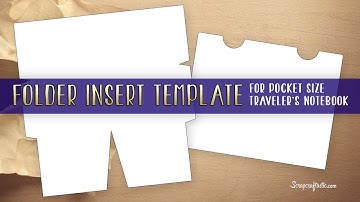Folder Insert Template for Pocket Size Traveler