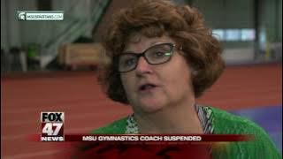 MSU gymnastics coach suspended