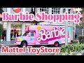 Barbie shopping at the mattel toystore february 2024 latest barbie