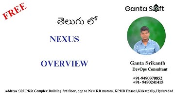 Nexus Overview |GantaSoft | Best Devops Training in  KPHB HYD | Ganta Srikanth