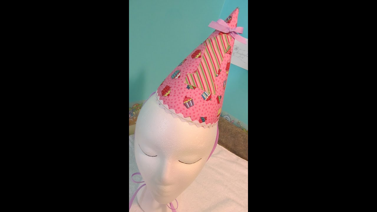diy birthday party hat tutorial youtube