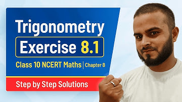 Exercise 8.1 | Introduction to Trigonometry Class 10 Maths Chapter 8 | NCERT 