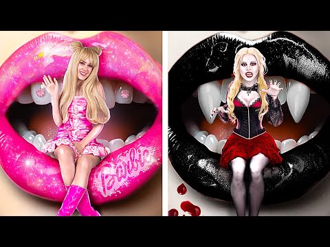 Gerçek Hayatta Vampir vs Barbie! Üniversitede Nasıl Popüler Olunur!