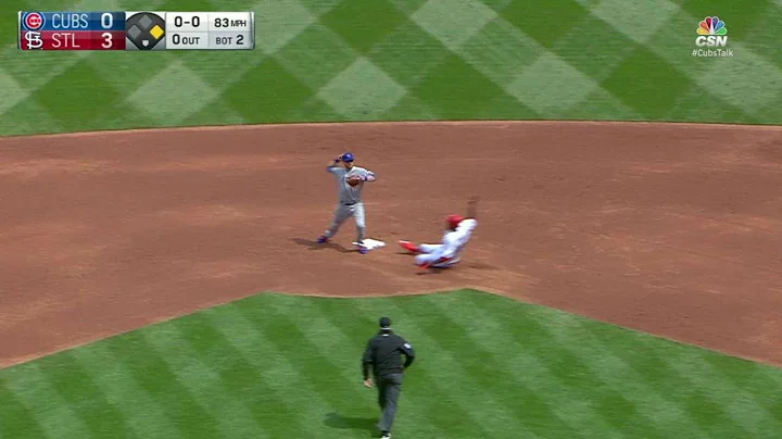 CHC@STL: Lackey induces 5-4-3 double play in the 2nd