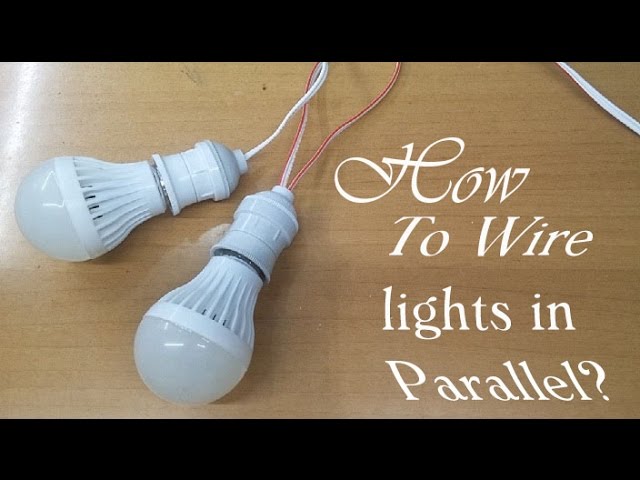 wiring multiple lights in parallel