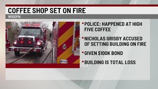 Man charged with setting fire to High Five Coffee in Woodfin: Police