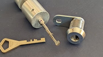 Abloy classic camlock picked and gutted