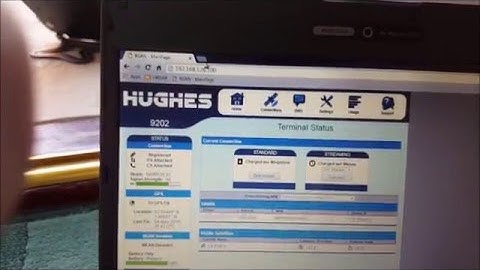 050316 Using a Hughes 9202 BGAN Terminal