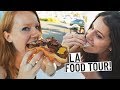 L.A. Food Tour - BEST HOT DOGS, BURGERS & TACOS IN HOLLYWOOD! (w/ The NYC Couple)