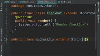 Java #100 - Final Classes and Methods [By Mosh Hamedani]