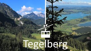 GERMANY: Tegelberg mountain & cable car, Allgäu/Bavaria 4K