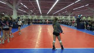 AVC 17N Meredith @JVA Rock and Rumble 17 Open Gold vs Southwest 17N J Gonzalez 1st Set