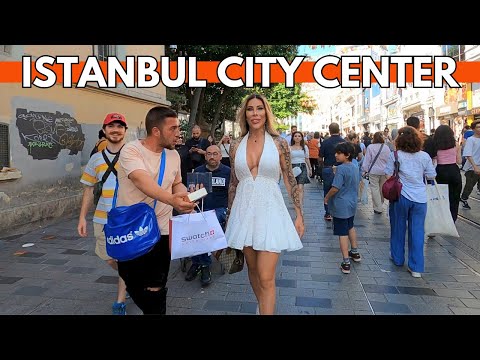 CITY CENTER ISTANBUL 23 JUNE 2023 | ISTIKLAL STREET,TAKSIM SQUARE 4k WALKING TOUR