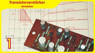 Transistor amplifier part 1  preamplifier  operating point and operating point stabilization