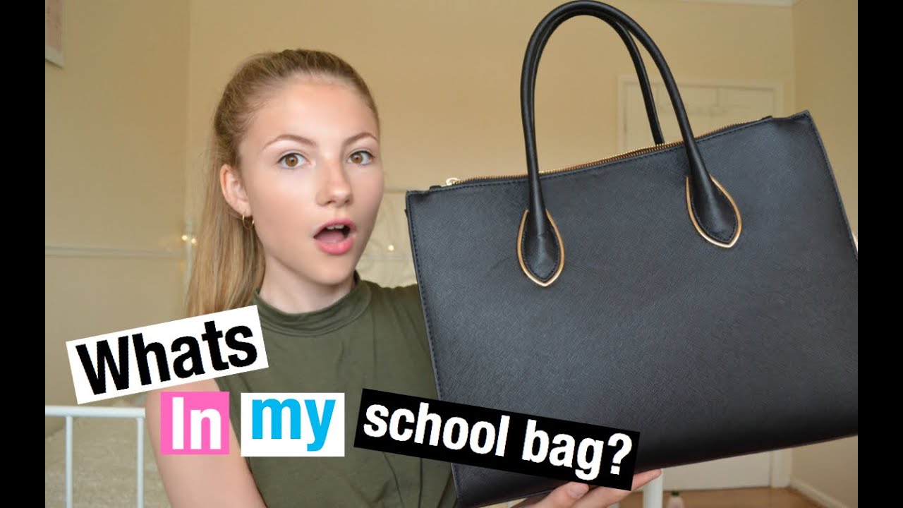 Whats In My School Bag 2016? YouTube