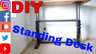 DIY Standing Desk  Full Build