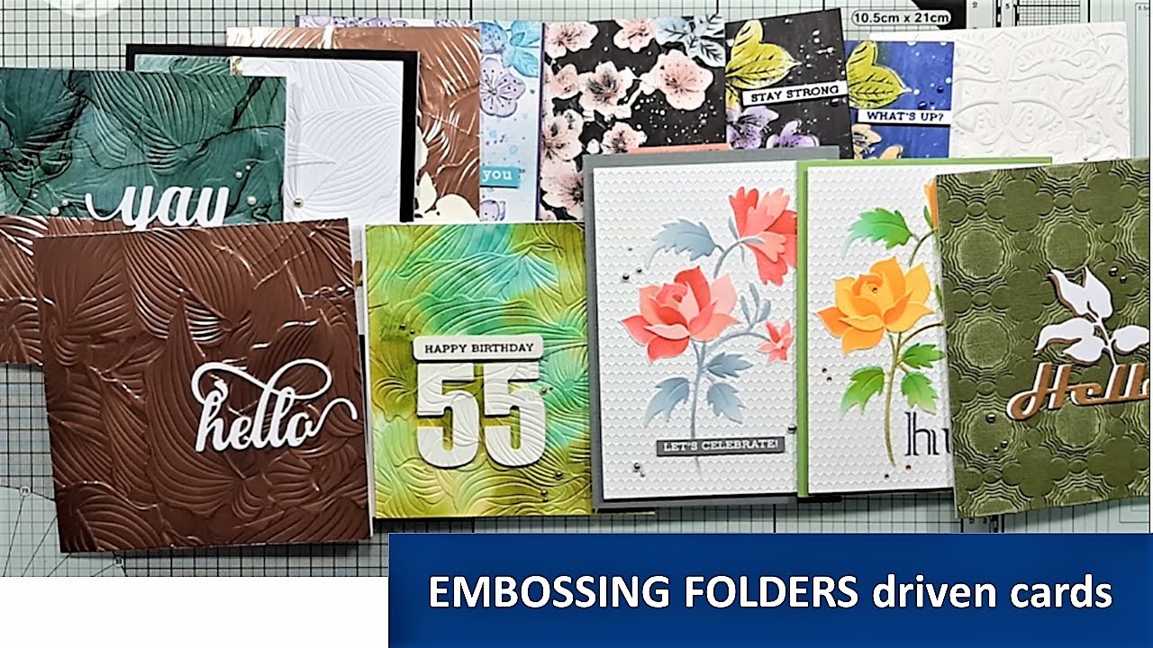 Embossing Folder Techniques | Altenew Lovely In Lace Collection | 3D ...