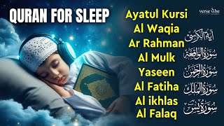 Quran Recitation for Beautiful Sleep | Ayatul Kursi, Rahman, Al-Mulk, Yasin, Waqiah - Alaa Aqel