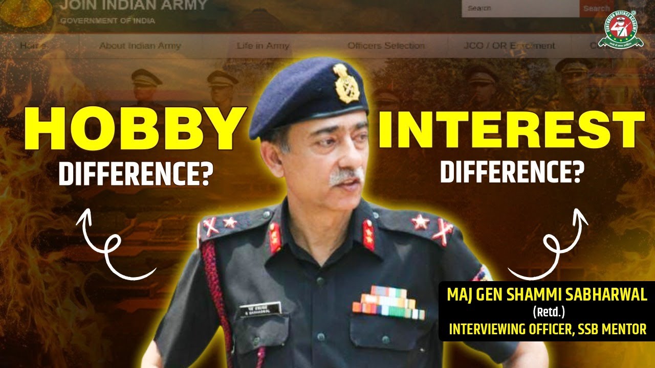 Что нужно знать каждому кандидату на SSB о хобби и интересах