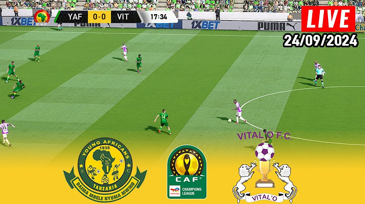 🔴YANGA SC vs VITALO FC LIVE 24/08/2024 ⚽ CAF CHAMPIONS LEAGUE 24/25 PLAY OFF ROUND 1 ⚽ Football Game