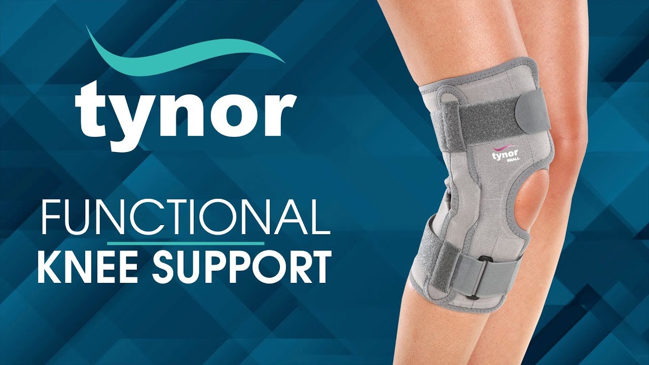 Tynor Functional Knee Support for controlled knee compression with a