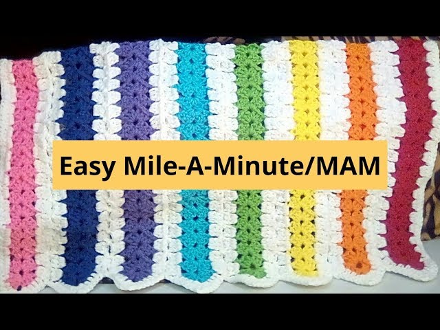 How to Crochet Easy Mile a Minute Pattern | Mile A Minute Afghan | JAYG | Mile A Minute for Beginner - YouTube how-to-crochet-easy-mile-a-minute-pattern-mile-a-minute-afghan-jayg-mile-a-minute-for-beginner-youtube
