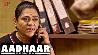 Aadhaar Movie Scenes | The police confession is unacceptable to Karunas | Karunas | Arun Pandian