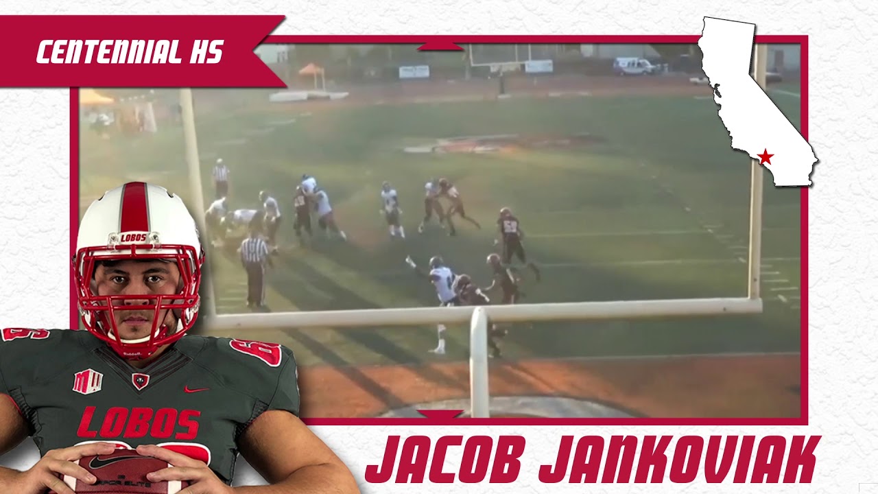 football score 2019 Lobo Football - Jacob Jankoviak
