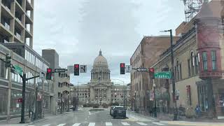 Scenic drive from Boise Idaho to Idaho city