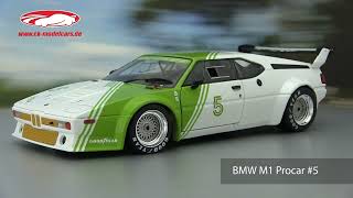 WERK83 1:18 BMW M1 Procar #5 M1 ProCar Series champion 1980 Nelson