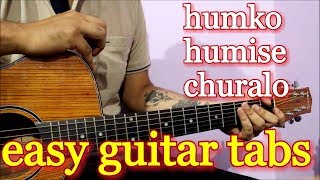 Mohabbatein Love Theme - Humko Humise Churalo | Violin Tabs on Guitar | Aishwarya, Shah Ruk Khan