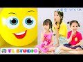 Suri plays hide and seek around house with colorful balloon 🌞 Amazing Stories for Kids || TL Studio